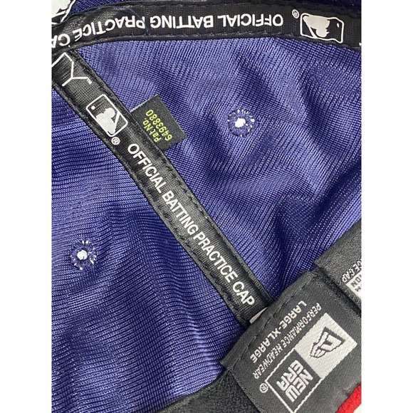 Cleveland Indians Blue Red C Cap Hat Flex L-XL Fitted New Era 3930 Large-XLarge - Picture 15 of 15